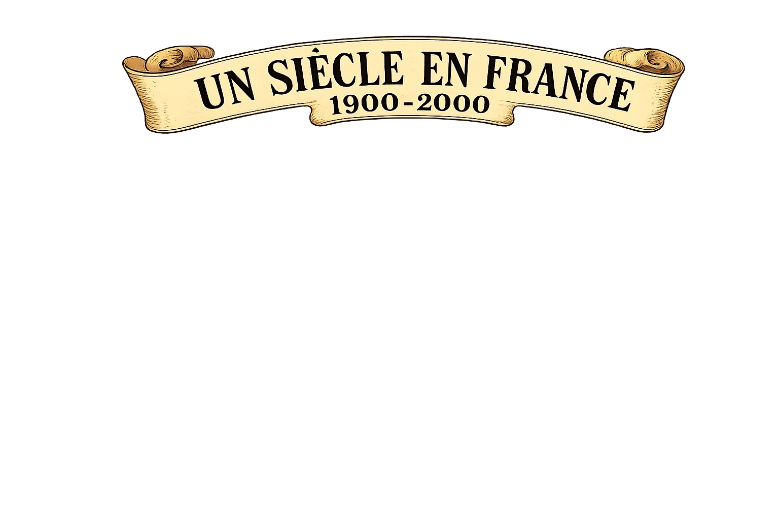 Un siècle en France, 1900 à 2000