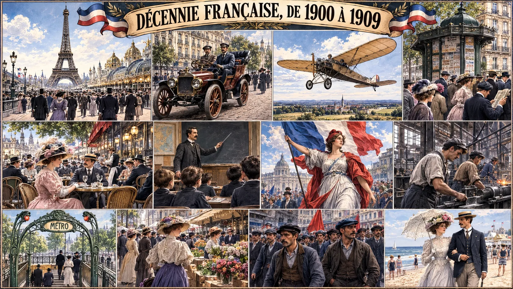 Décennie française de 1900 à 1909