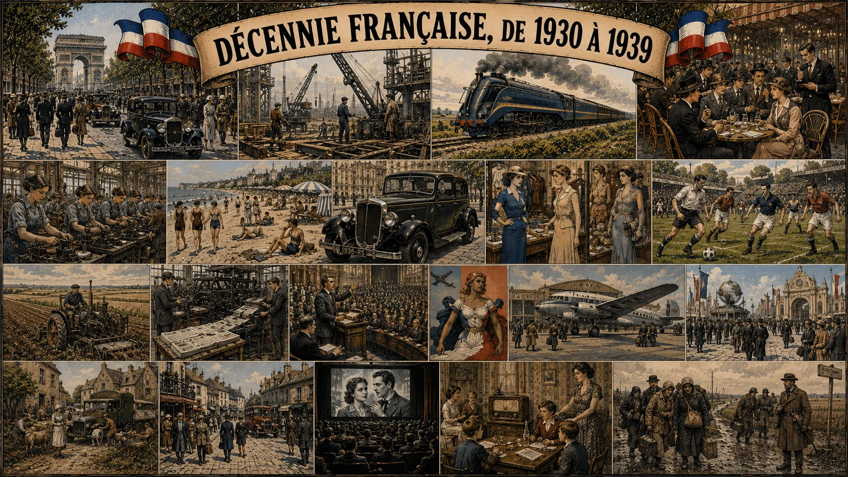 Décennie française de 1930 à 1939 (à venir)