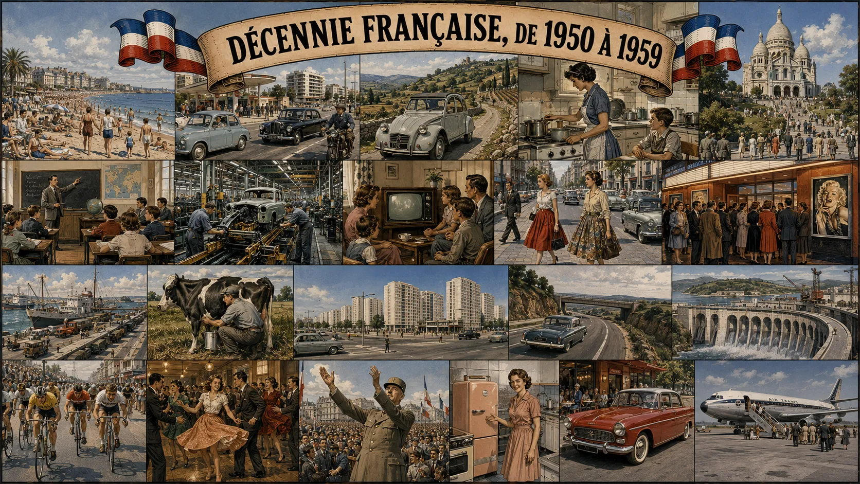 Décennie française de 1950 à 1959 (à venir)