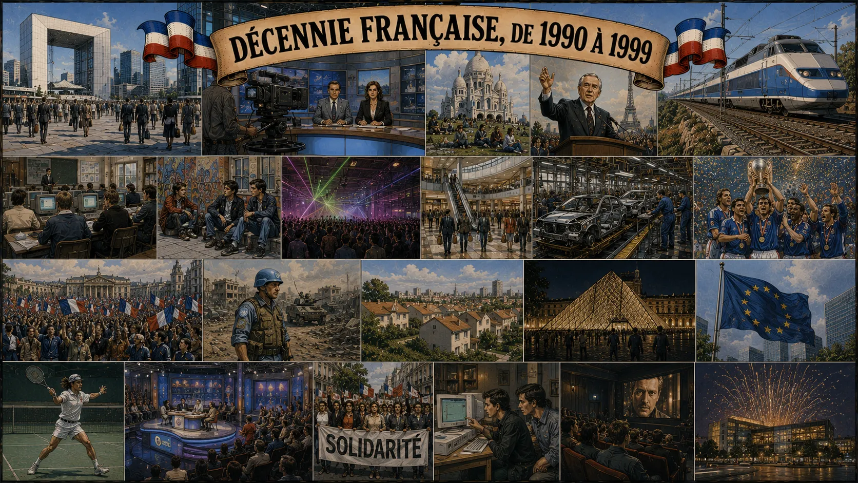 Décennie française de 1990 à 1999 (à venir)